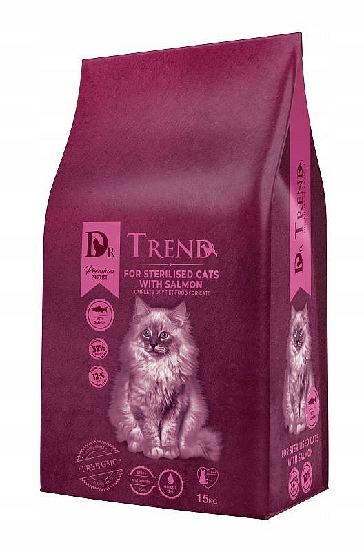 Dr. Trend Cat Premium Sterilised with Salmon 15kg