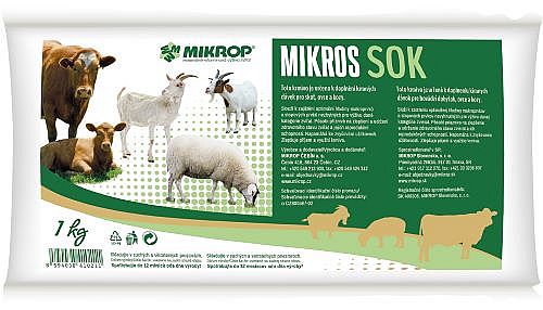 Mikros SOK 1kg minerály a vitamíny pro skot