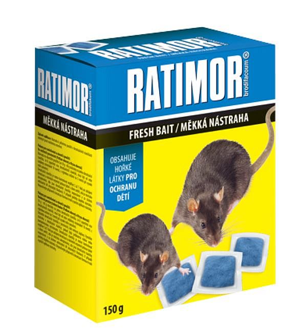 Ratimor Brodifacoum 150g měkká nástraha