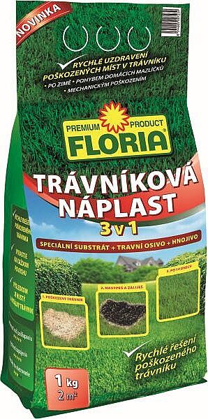 FLORIA Trávníková náplast 3v1 1kg