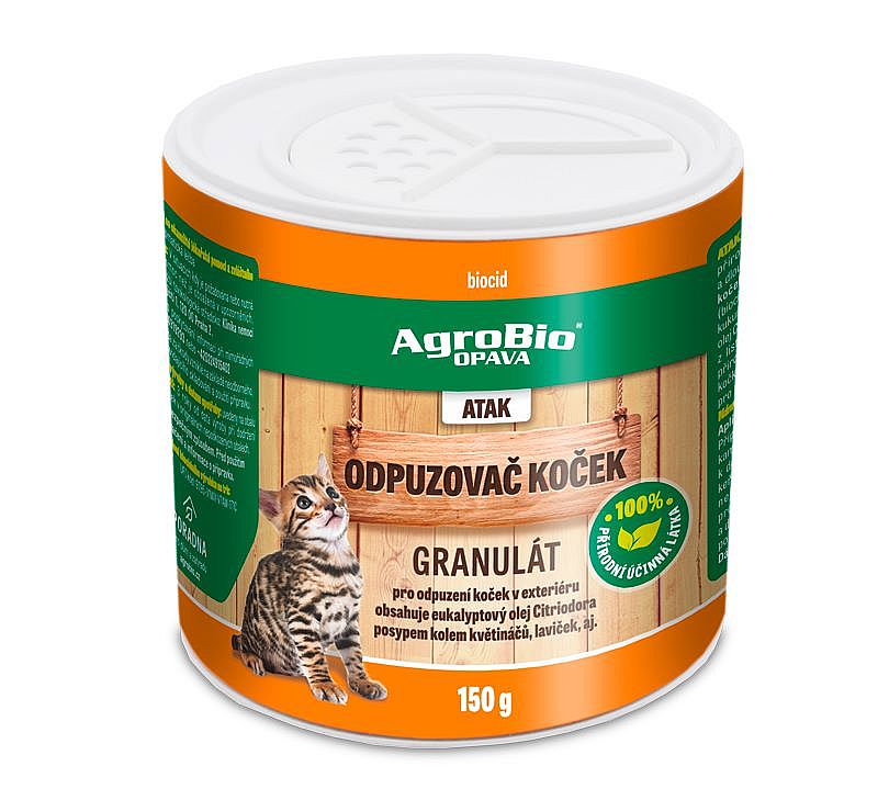 Agrobio Odpuzovač koček 150g gran.