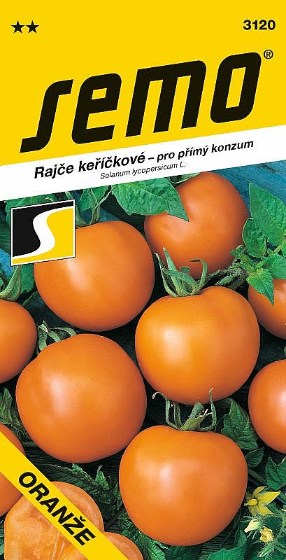 Rajče keříčkové ORANŽE přímý konzum, oranžové