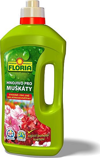 FLORIA Kapalné hnojivo na muškáty 1 l