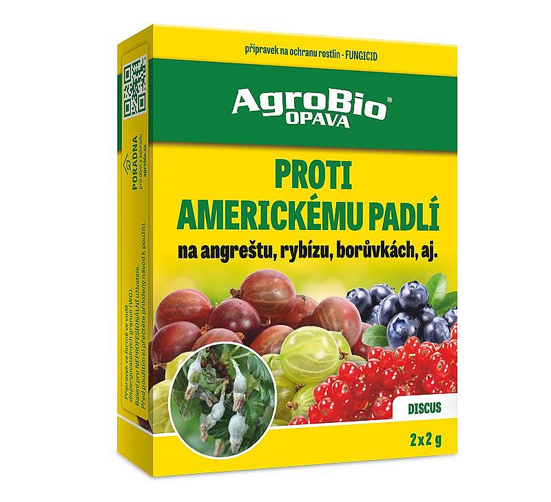 Agrobio Proti americkému padlí 2x2g (Discus) padlí angreštu, strup.