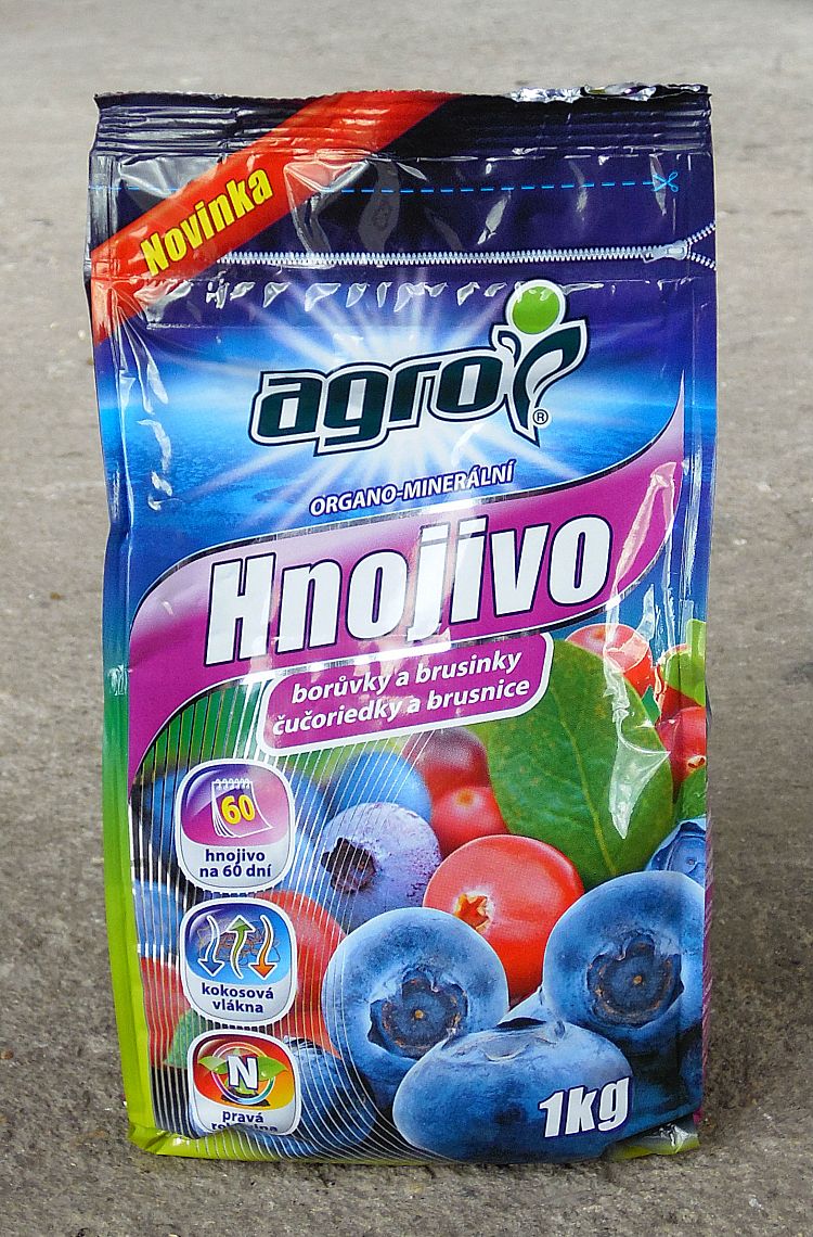 AGRO Organo-minerální hnojivo borůvky a brusinky 1kg