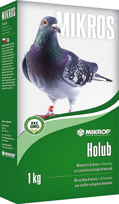 Mikros Holub 1kg minerály a vitamíny pro holuby (VHP)