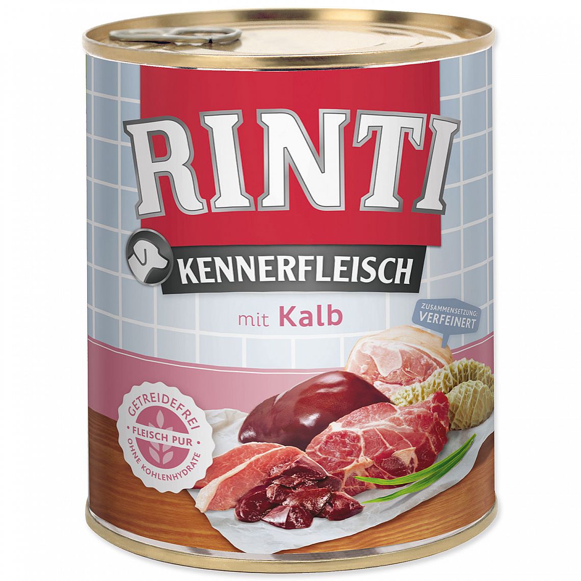 Konzerva Rinti Kennerfleisch 800g telecí