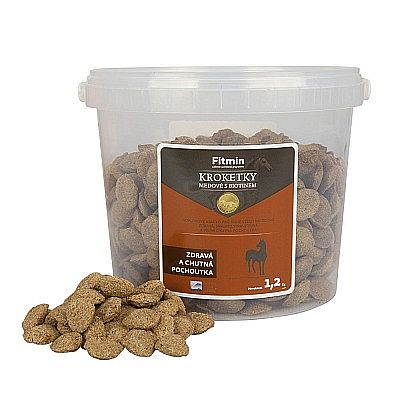 Fitmin Horse Kroketky s medem a biotinem 1,2kg pochoutka pro koně