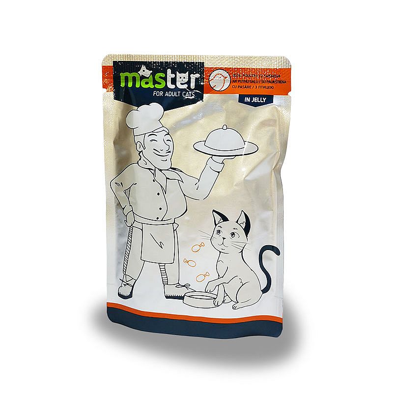 Kapsa Master Cat 80g kuřecí pro kočky