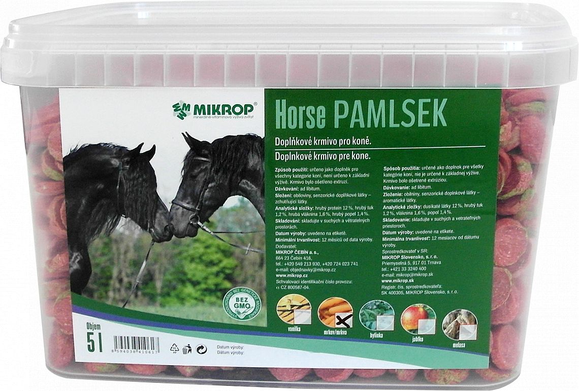 Mikrop Pamlsek pro koně 2,5kg bylinka