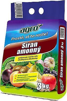 Síran amonný 3kg AGRO sáček