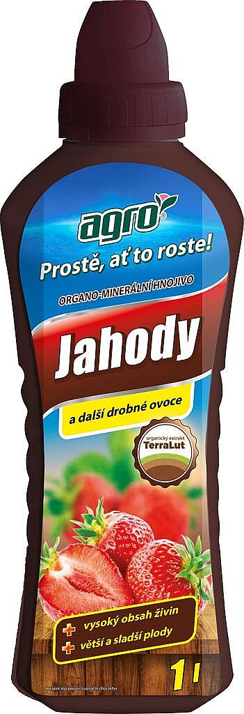 Kapalné hnojivo organo-minerální na jahody 1 l AGRO