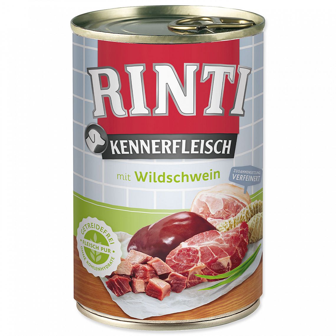 Konzerva Rinti Kennerfleisch 400g divočák