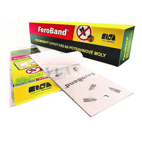 Feroband 215x60mm feromonový lapač potravinových molů Moudrý