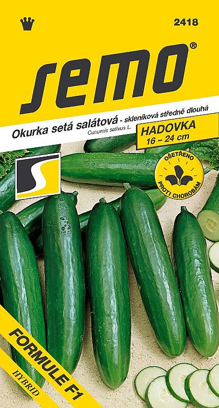 Okurka hadovka FORMULE F1 16-24cm pro skleníky i foliové kryty