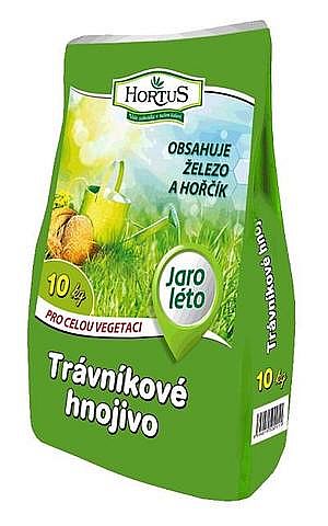 Trávníkové hnojivo 10kg NPK 15-5-5 Hortus