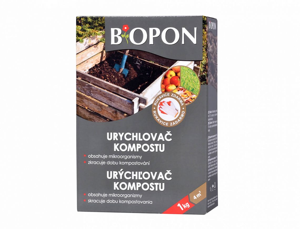 Bopon Urychovač kompostu + rukavice zdarma 1kg