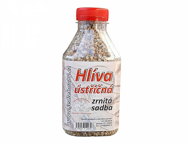 Sadba jedlé houby Hlíva ústřičná 500ml zrní