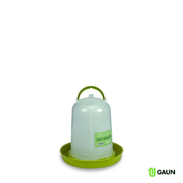 Gaun Napaječka pro drůbež 5 l 270x272mm plastová bílá se zelenou miskou BIO / CHICKEN DRINKER 5 L 11090