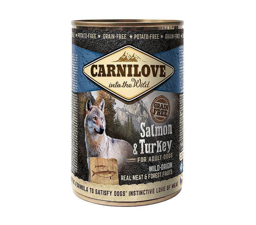 Konzerva Carnilove Can Dog 400g Wild Meat Salmon & Turkey