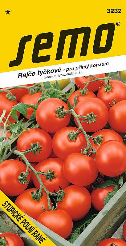 Rajče tyčkové STUPICKÉ POLNÍ RANÉ přímý konzum, velmi rané