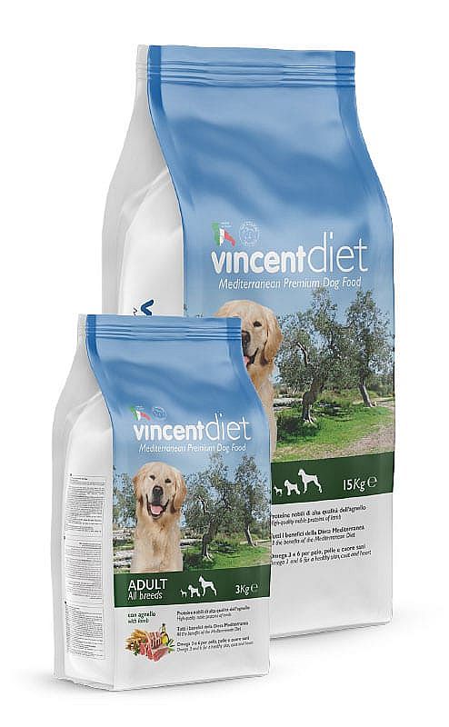 Vincent DIET Adult with Lamb 15kg