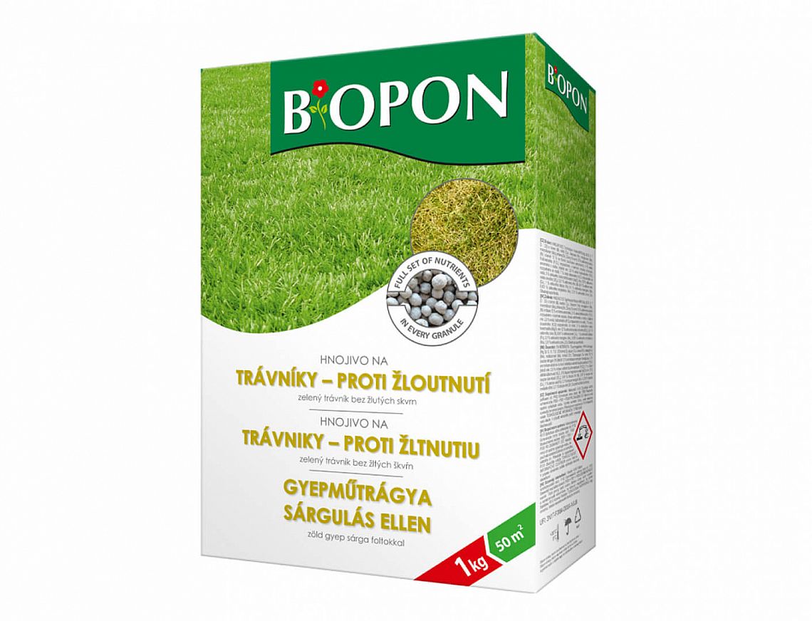 Bopon hnojivo na trávník a proti žloutnutí trávníku 1kg