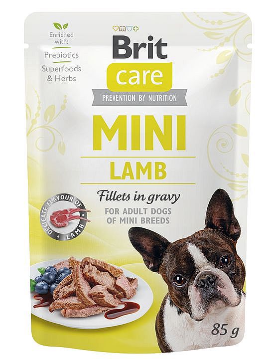 Kapsa Brit Care Mini 85g with Lamb Fillets in Gravy