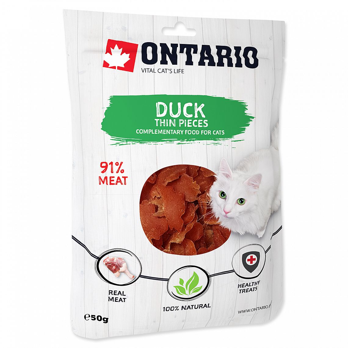 Pochoutka Ontario 50g kachní tenké plátky