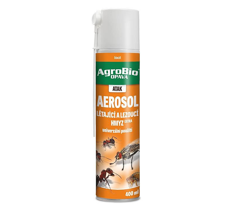 Atak Aerosol na létající a lezoucí hmyz 400ml sprej