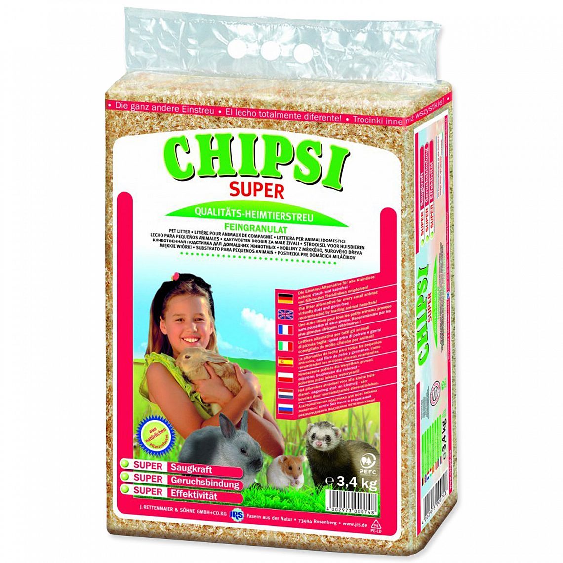 Hobliny Chipsi Super 60 l 3,4kg