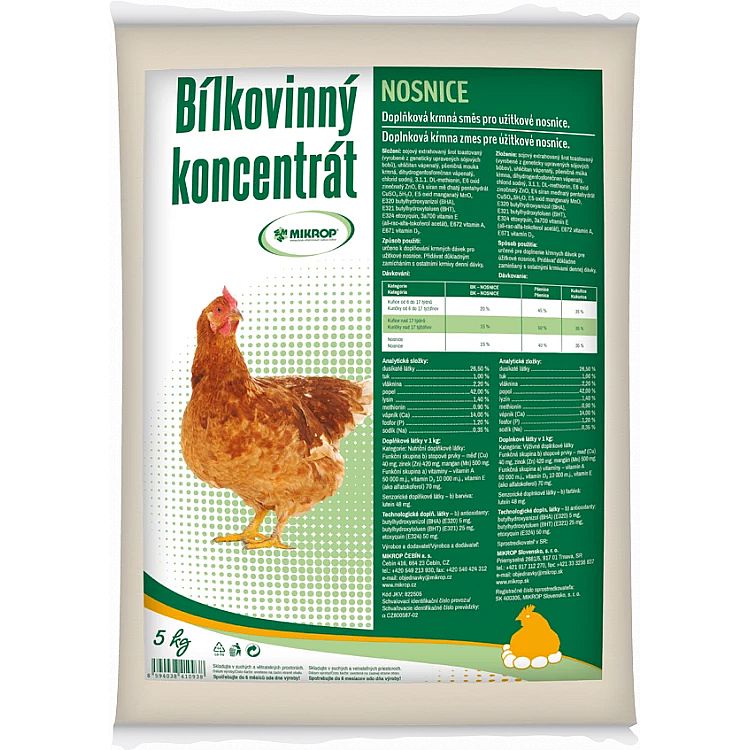 Mikrop BK 5kg Nosnice bílkovinový koncentrát