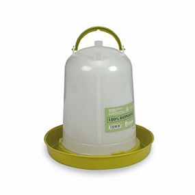 Gaun Napaječka pro drůbež 5 l 270x272mm plastová bílá se zelenou miskou BIO / CHICKEN DRINKER 5 L 11090