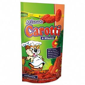 Pochoutka Mlsoun Carotti s vitamíny 50g pro hlodavce