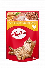 Kapsa MyLove Cat 100g with Chicken in delicate sauce