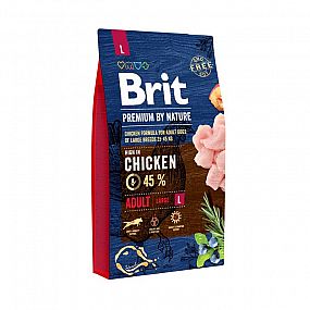 Brit Premium by Nature Adult L 15kg (25-45kg)
