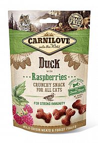 Carnilove Cat Crunchy Snack Duck & Raspberies with Fresh Meat 50g