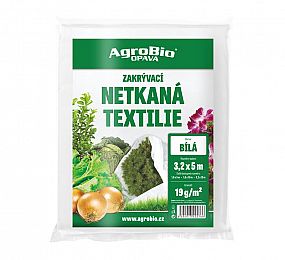 Textilie netkaná bílá 3,2x5m Agrobio 19g/m2