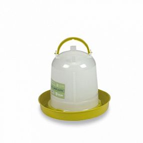 Gaun Napaječka pro drůbež 1,5 l 195x165mm plastová bílá se zelenou miskou BIO / CHICKEN DRINKER 1,5 L 11088