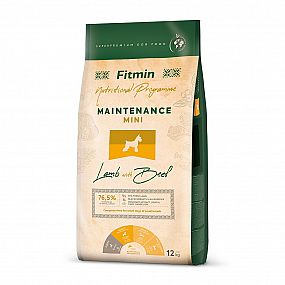 Fitmin Dog Mini Maintenance Lamb and Beef 12kg