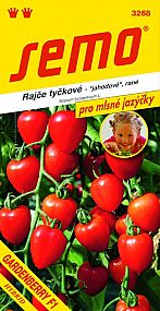 Rajče tyčkové GARDENBERRY F1 jahodové, červené, rané