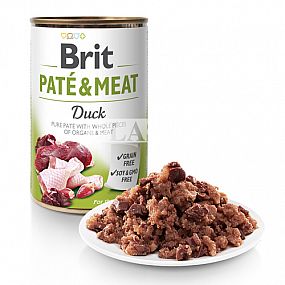 Konzerva Brit 400g Duck Paté & Meat