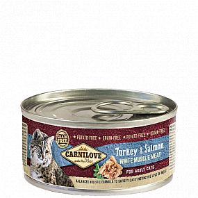 Konzerva Carnilove WMM for Adult Cats 100g Turkey & Salmon