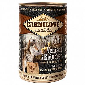Konzerva Carnilove Can Dog 400g Wild Meat Venison & Reindeer