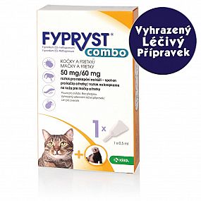 VVLP Kapky spot-on Fypryst Combo Cat 50/60mg pro kočky a fretky