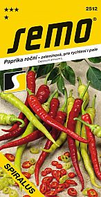 Paprika zel. SPIRALUS světle zelený,nepálivý beraní roh