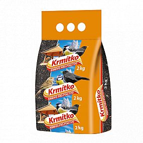 Slunečnice černá krmná 2kg Krmítko