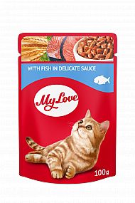 Kapsa MyLove Cat 100g with Fish in delicate sauce