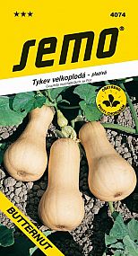 Tykev muškátová BUTTERNUT /LISCIA/ pro konzervaci i vaření, máslově ořechová chuť, 2-2,5kg