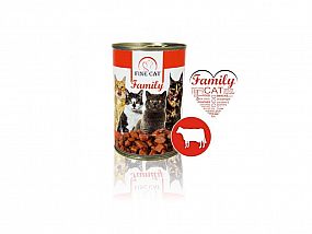 Konzerva Fine Cat Family 415g hovězí